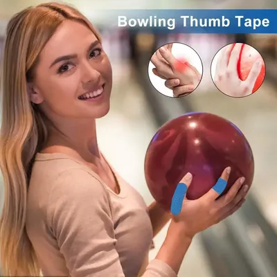 20pcs Bowling Thumb Tape Bowling Finger Tape Protective Performance Tape erformance Tape Elastic for