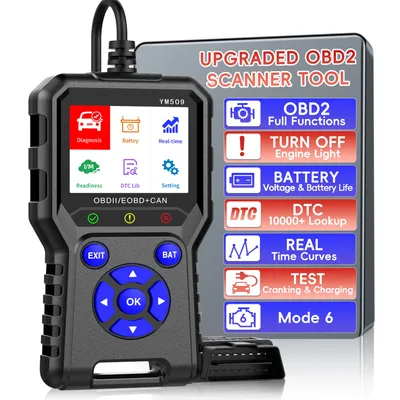 Professional OBD2 Scanner Diagnostic Tool, Enhanced Check Engine Code Reader with Reset OBDII/EOBD