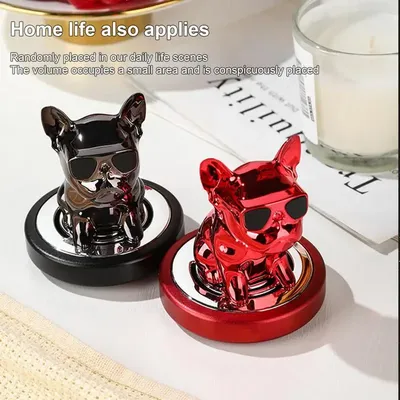 Auto Perfume Diffuser Bulldog Car Diffuser Perfume Portable Air Freshener Essential Oil Diffusers