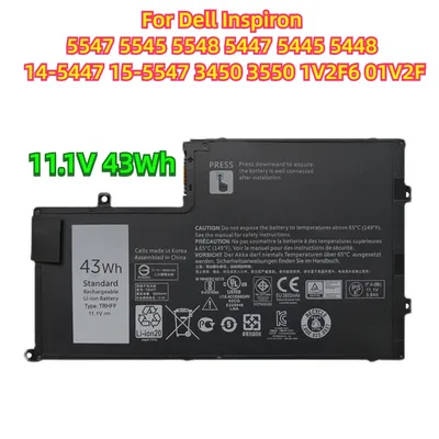 For Dell Inspiron 5547 5545 5548 5447 5445 5448 14-5447 15-5547 3450 3550 1V2F6 01V2F 11.1V 43Wh