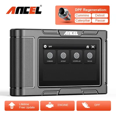 ANCEL HD3400 OBD2 Truck Scanner Full System Diagnostic Engine Analyzer D-P-F Regeneration for