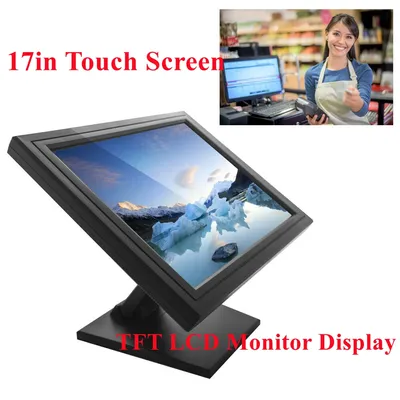 17" Sale Monitor Touch Screen Adjustable Base POS LCD Display USB VGA High-Quality Touchscreen