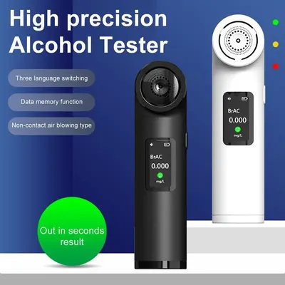 Alcohol Breathalyzer Tester High Accuracy Digital Display Alcohol Tester Non-contact Alcohol