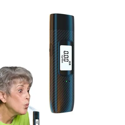 Portable Breath Analyzer Non-contact Detection Alcohol Breath Test Tool Accurate LED Display