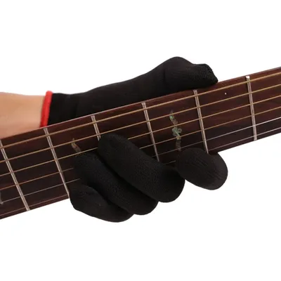 Fingertip Anti-pain Left Hand Guitar Glove Bass Glove Practice Fingertips Glove For Beginner