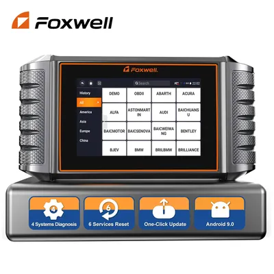 Foxwell NT716 Car OBD2 Diagnostic Tools ENG ABS SRS AT Code Reader Oil SAS EPB TPS TPMS Reset Auto