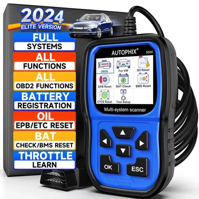 AUTOPHIX 5600 OBD2 Automotive Scanner for Audi TPMS Engine ABS EPB Battery Registration All System