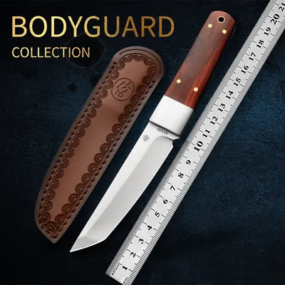 HUANGFU High quality fixed blades, outdoor straight knives, wilderness survival knives, men's