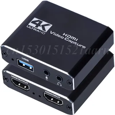 4K USB3.0 Video Capture Card HDMI-Compatible Box 1080P 60Hz HD Video Recorder for PS Switch Live