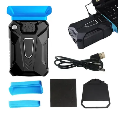 Laptop Cooling Fan USB Portable Small Cooler Computer Cooling Device With Automatic/Manual Mode