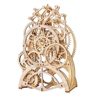 Robotime 3D Wooden Mechanical Clock Puzzle DIY Laser Cutting Mechanical Model Family Wooden Craft