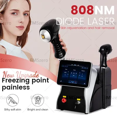 2024 808Nm High Configuration Diode Laser Hair Removal Machine Painless 808Nm Diode Laser Hair