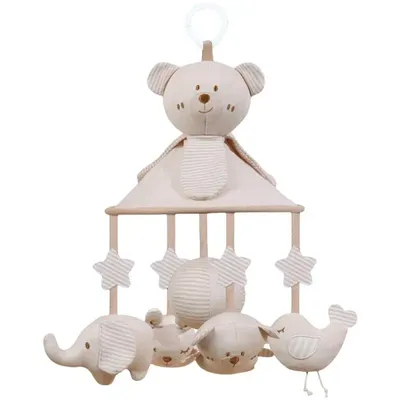 Bear Crib Mobile Cute Animals Nursery Mobile For Crib Skin-friendly Crib Mobile Spinner With