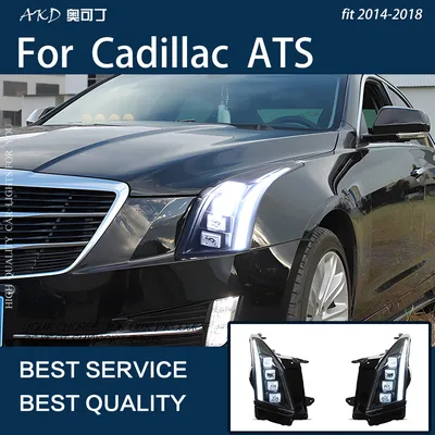 Car Lights For Cadillac ATS 2014-2018 ATS-L LED Auto Headlights Assembly Upgrade Projector 4 Lens