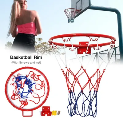 Hanging Basketball Wall Mounted Goal Hoop Rim For Outdoors Indoor Very Durable Hanging Basketball