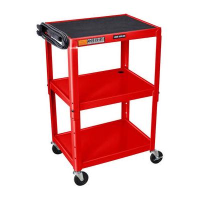 Luxor Adjustable-Height Steel Utility Cart (Red) UCMT1-RD