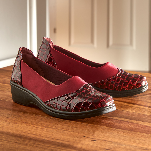 Stretchkomfort-Schuh ""Liane"" bordeaux