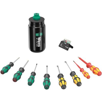 Schraubwerkzeug-Set mit wiederbefüllbarer Trinkflasche Elite Fly Kraftform xl Bottle Set - Wera