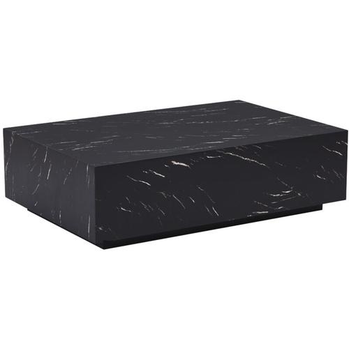 HOME DELUXE - Couchtisch Marmor AMIRI XXL Farbe: Schwarz, Größe: 120 x 35 x 80 cm Couchtisch Marmor