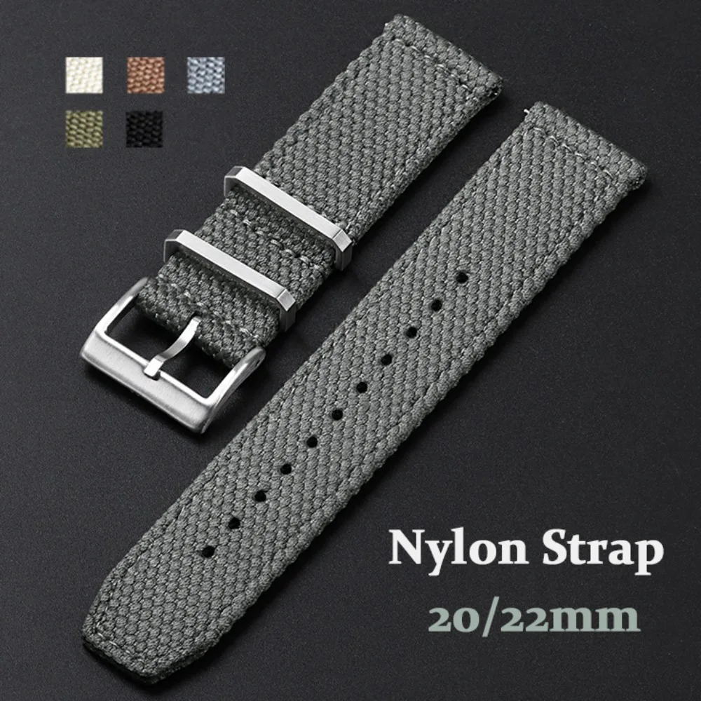 Hohe Qualität Nylon Armband 20mm 22mm Für Huawei Nylon Leinwand Armband Männer Frauen Weiche Sport Wasserdichte Armband zubehör Image