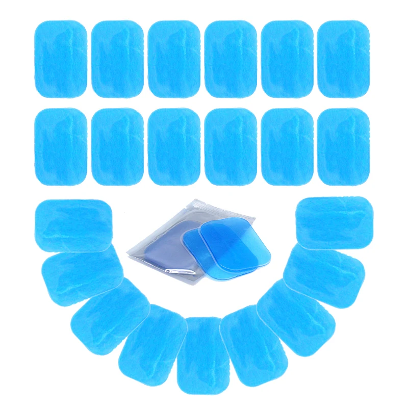 50/100 stücke Trainer Bauch Gel Aufkleber Fitness Hydrogel Elektrode Pad Für Muskel Stimulator ABS Trainer Körper Massager Image