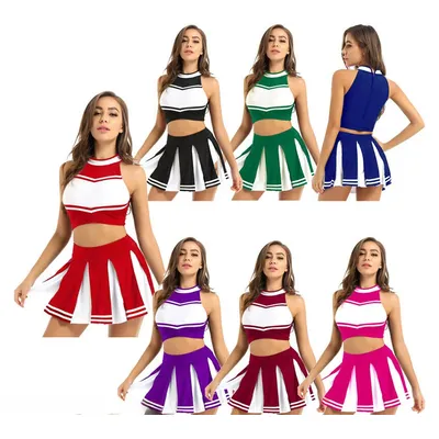 Erwachsene Frauen sexy Baby Cheerleading Kostüme Frauen Cheerleading Uniformen Spiel Rollenspiel Image