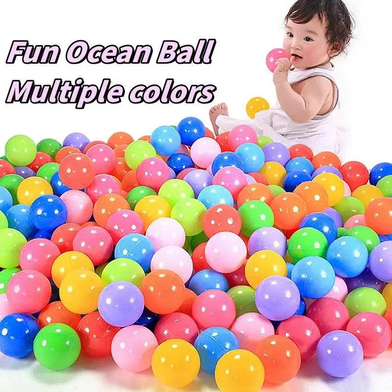 Verdickte Ozean Ball Bobo Ball Baby Indoor Zaun Kinder Outdoor Spielplatz Kunststoff Ball Baby Spielzeug Image