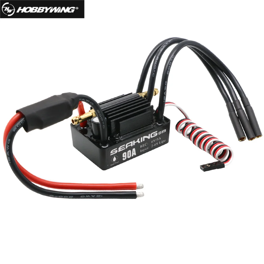 Hobbywing RC Modell SEAKING 90A V3 RTR RC Hobby Schiff Bürstenloser Motor ESC für RC R/c Rennboot