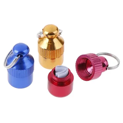 1PCS Anti-Verloren Haustier Hund Katze ID Name Adresse MINI Label Tag Lagerung Barrel Rohr Haustier Image