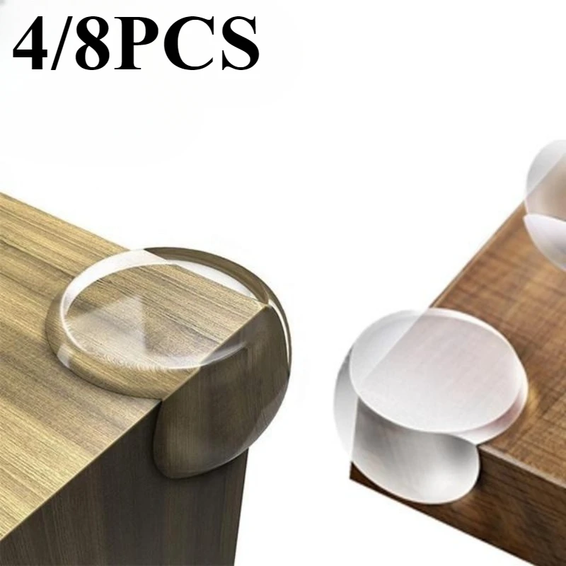 Kinder sicherheit Silikon Eck schutz Soft PVC Schreibtisch Tischs chutz Kantens chutz Abdeckung Antik ollisions winkel sicheres Kissen Image