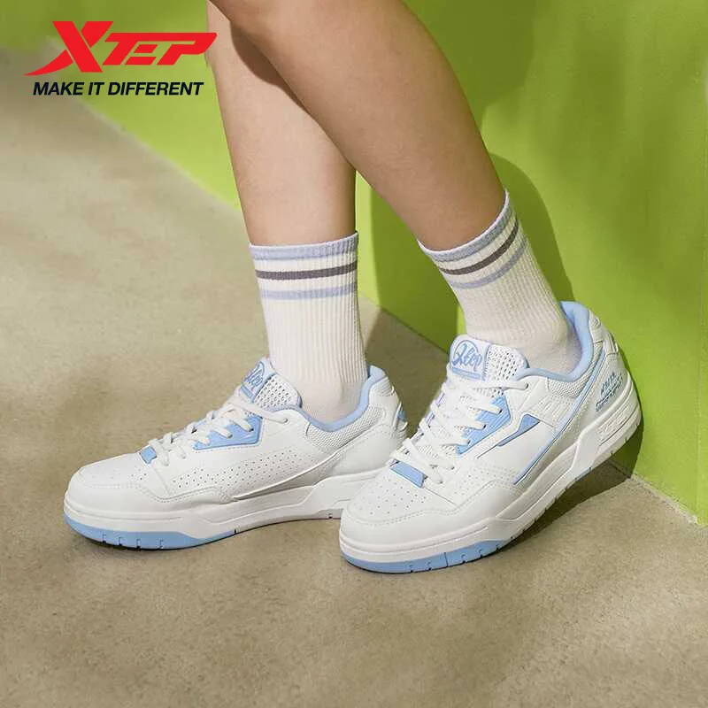 Xtep Skateboard-Schuhe für Damen, Sommer, Haltbarkeit, Damen-Skateschuhe, Trekking, Alltag, rutschfeste Turnschuhe 976218310012