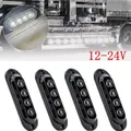 4PCS Luci di posizione laterali a LED 12V 24V per rimorchio Caravan Luce di posizione laterale Camion Camion Luce laterale a LED Ambra Rosso Bianco