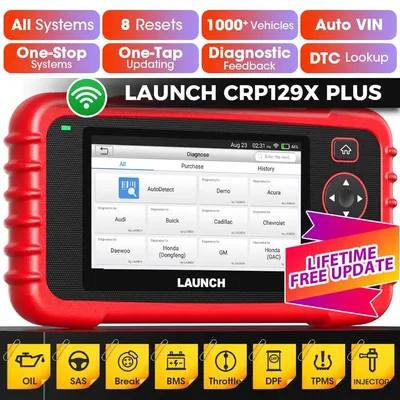 LAUNCH CRP129X PLUS Car DIY Code Reader 2024 Automotive Diagnostic Tools Auto scanner Auto Scan Tool