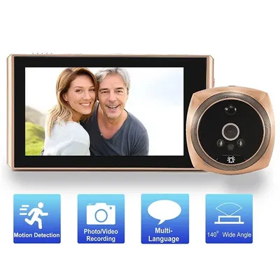 New Door Viewer Video Peephole Camera Motion Detection 4.3" Monitor Digital Ring Doorbell Video-eye