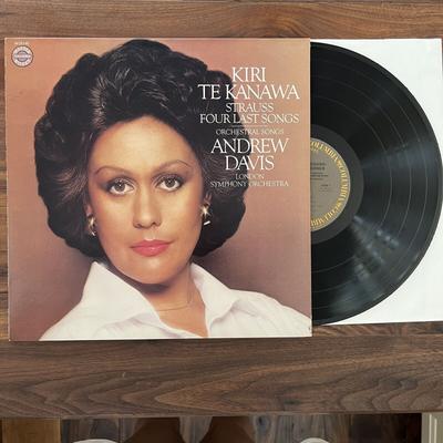 Columbia Media | Kiri Te Kanawa Strauss Four Last Songs Vinyl Lp 1979 Columbia M 35140 | Color: Black | Size: Os