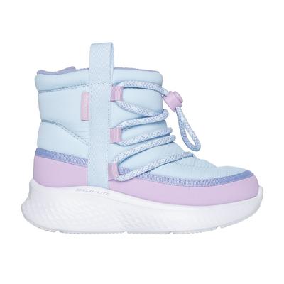 Skechers Girl's Skech-Lite Pro - Hyper Phase Boots | Size 7.0 | Light Blue | Textile/Synthetic
