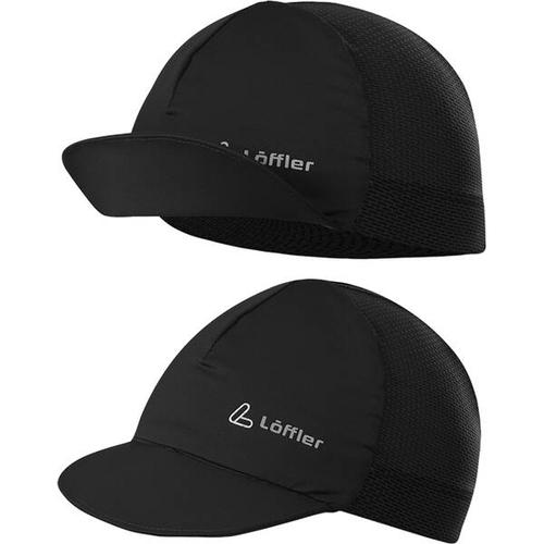 LÖFFLER Herren Mütze PERFORMANCE CAP UNI, Größe 1 in Schwarz