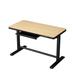 Azen Smart Standing Desk with charging ports and drawer - Black Frame - Wood Top - More4Home YQ22S-ZF2W-J-F2