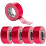 5x Gewebeband Gewebeklebeband Panzertape 50 m Panzerband Klebeband Paketband Rot