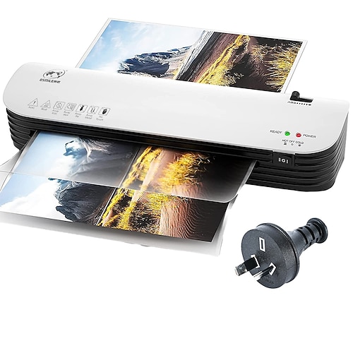 Laminiergerät 4-in-1 Thermolaminator Schnellaufwärm-Papierschneider Maximalbreite 9 Zoll Image