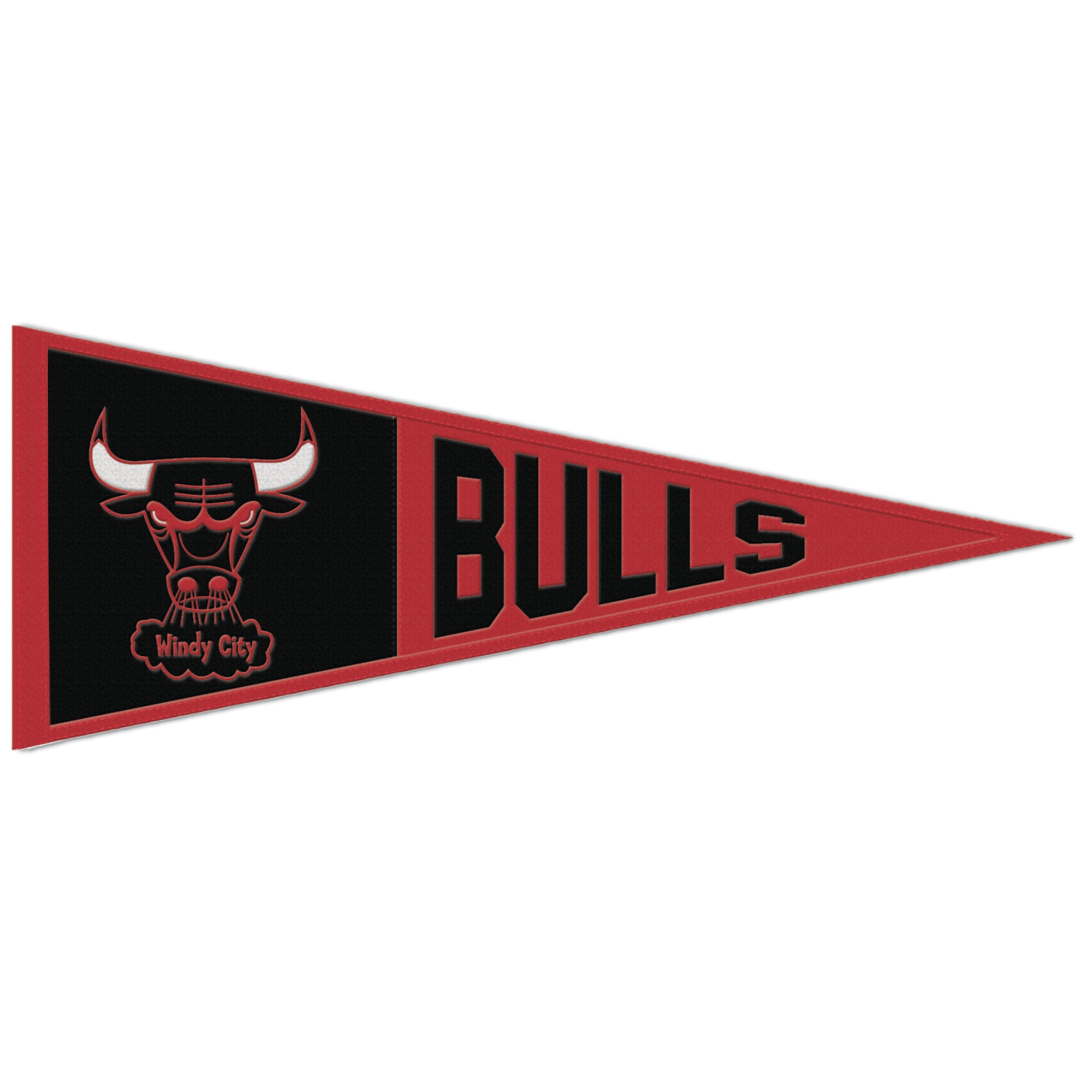 Fanion rétro en laine Chicago Bulls 13x32 - No Gender Taille: One Size Only