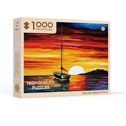 1000 Teile Holzpuzzle für Erwachsene, weihnachtliches personalisiertes Puzzlespielzeug