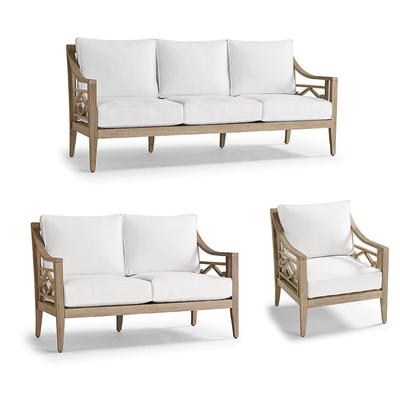 Surrey Hill Seating Replacement Cushions - Sofa, Solid, Sailcloth Indigo Sofa - Frontgate