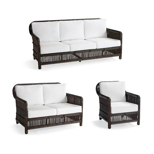 Rockland Seating Replacement Cushions - Ottoman, Solid, Sailcloth Cobalt - Frontgate