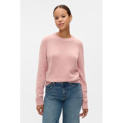 Gap Womens Pink CashSoft Textured Crew Neck Jumper - Pink