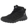 Wanderschuh JACK WOLFSKIN "WOODLAND 2 TEXAPORE MID W", Gr. 43, schwarz (schwarz, grau), Synthetik, Textil, sportlich, Schuhe, wasserdicht