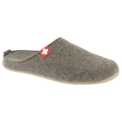 Living Kitzbühel - Filzpantoffel Schweizer Kreuz No. 3886 - Hüttenschuhe 40 | EU 40 grau Image