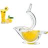 Presse-citron en forme d'oiseau, presse-citron manuel en acrylique, presse-citron vert,