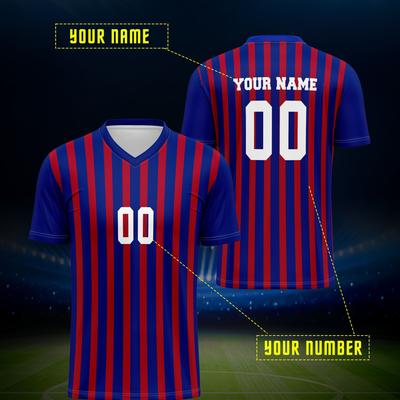 TEMU [customer ] Customizable V- Jersey - , Fit Personalized & For Parties And