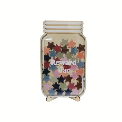 TEMU Star-themed Reward Jar With - Acrylic, Perfect For Teachers & Home Learning Classroom Reward Jar Preschool